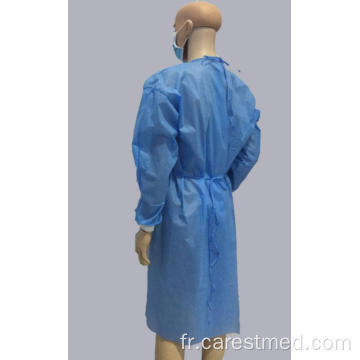 Blouse chirurgicale médicale jetable SMS 45-55GSM